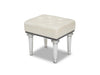 Aico Hollywood Swank Crystal Croc Vanity Bench in Creamy Pearl image
