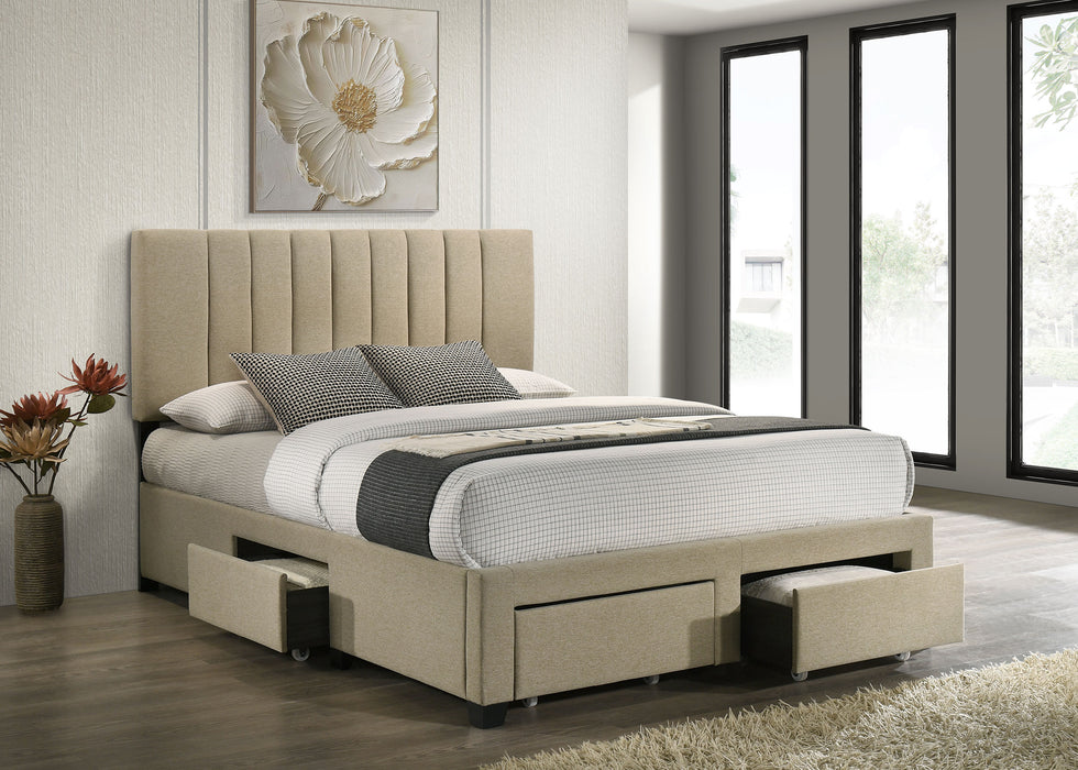 Wheatland Panel Platform Storage Bed