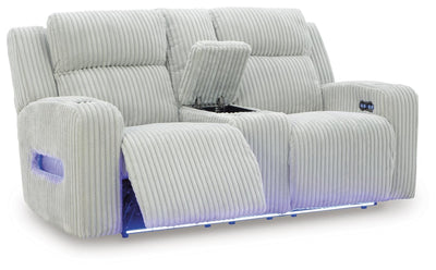 Forest Lake Power Reclining Loveseat with Console