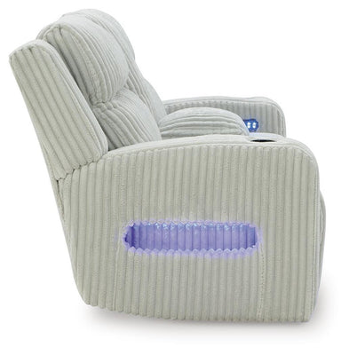 Forest Lake Power Reclining Loveseat with Console