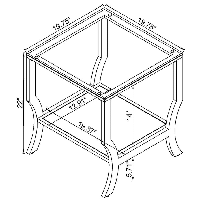 Saide Coffee Table Set