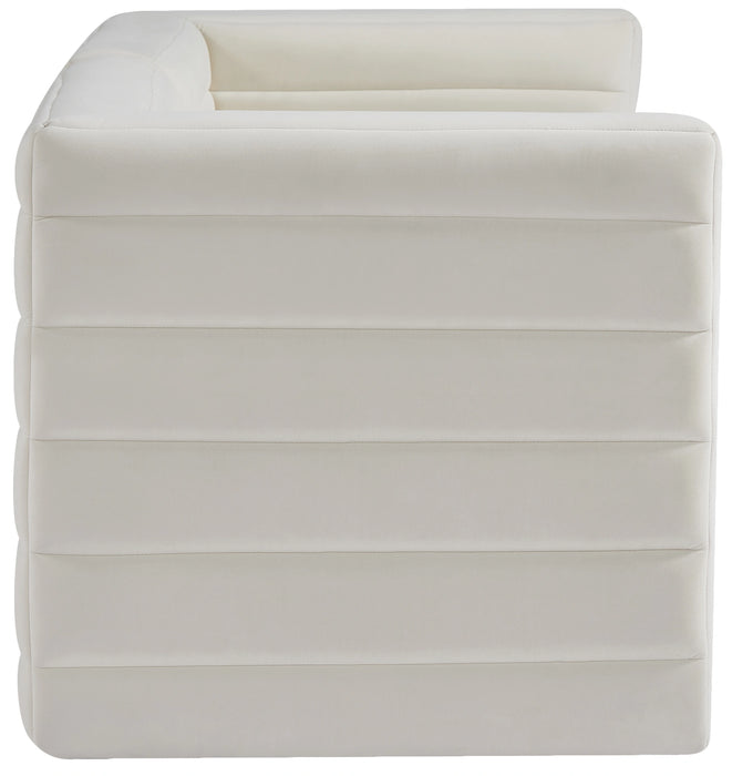 Quincy Cream Velvet Modular Sofa
