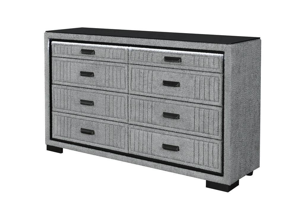 Isabella Grey Dresser with LED