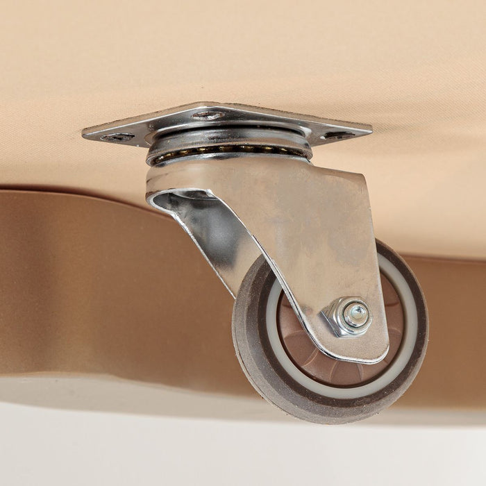 AICO Malibu Crest Clover Cocktail Ottoman in Dark Espresso