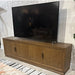 AICO Furniture Portrait TV Console in Sienna Brown image