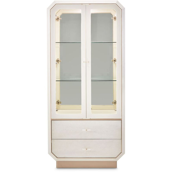 AICO La Rachelle Display Cabinet in Medium Champagne image
