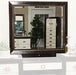 AICO Furniture Belmont Place Vanity Mirror in Espresso image