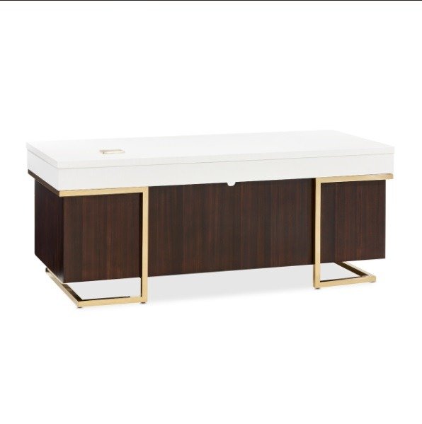 AICO Belmont Place Desk in Espresso