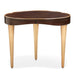 AICO Furniture Camellia Field End Table in Warm Pecan image