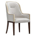 AICO Furniture Houston Assmebled Arm Chair in Walnut image