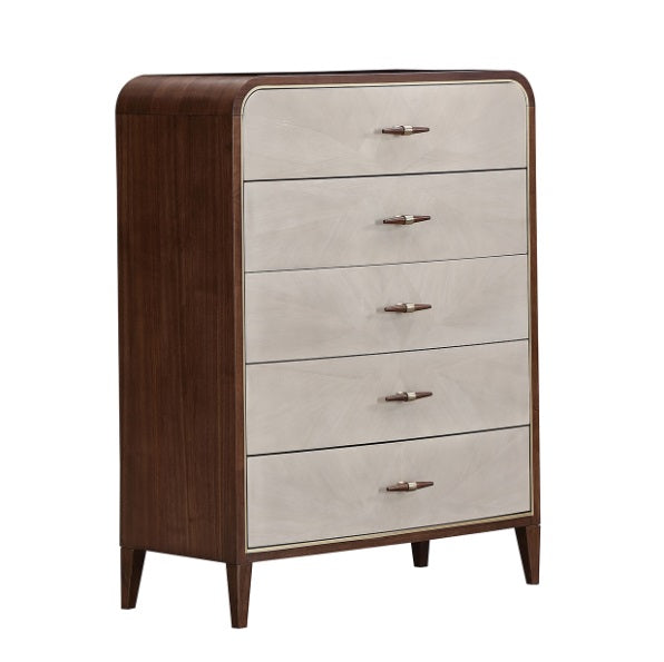 AICO Furniture Houston Chest in Walnut