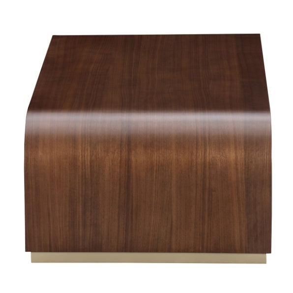 AICO Furniture Houston Cocktail Table in Walnut