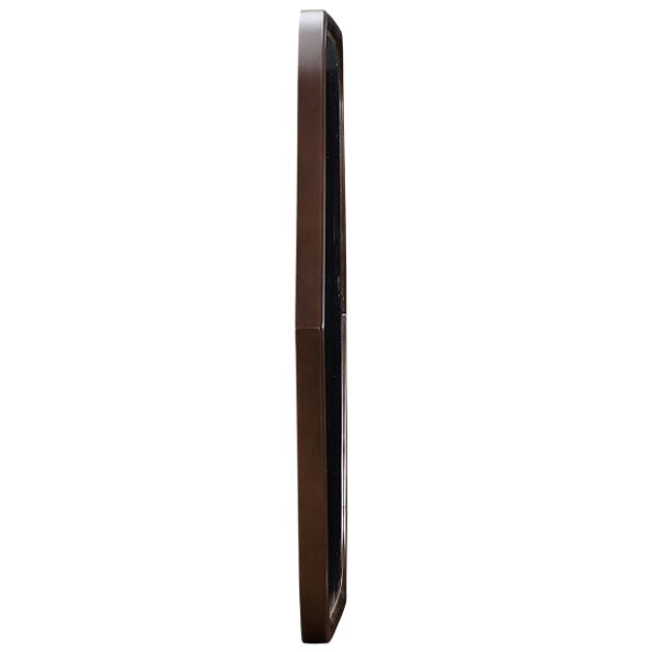 AICO Furniture Houston Wall Mirror in Walnut