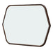 AICO Furniture Houston Wall Mirror in Walnut image