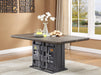 Cargo Antique Walnut & Gunmetal Dining Table image