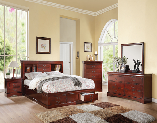 Louis Philippe III Cherry Queen Bed image