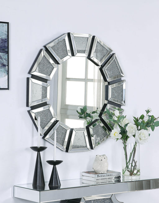 Nowles Mirrored & Faux Stones Wall Decor image