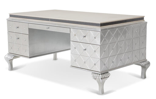 Hollywood Swank Desk in Pearl Caviar image