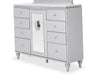 Melrose Plaza Upholstered Dresser in Dove image