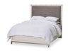 Menlo Station California King Panel Bed w/ Fabric Insert in Eucalyptus image