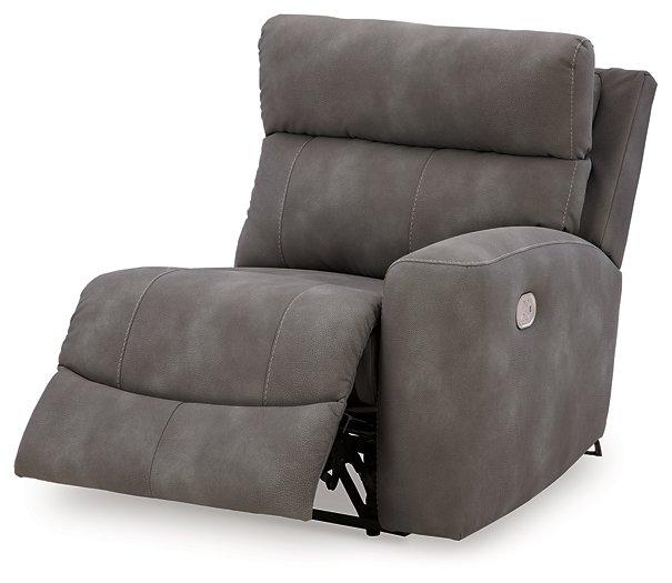 Next-Gen DuraPella Power Reclining Sectional Loveseat with Console