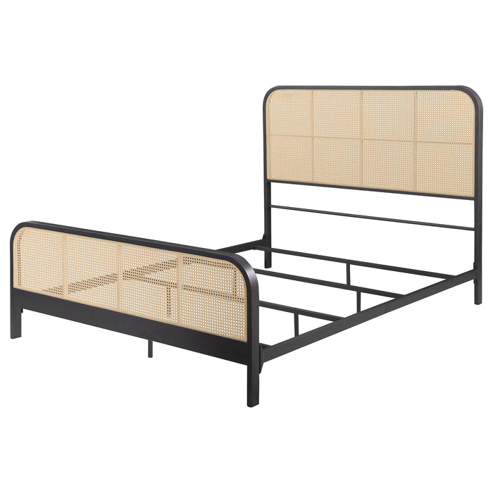 Lanewood Eastern King & Queen Bed Black & White