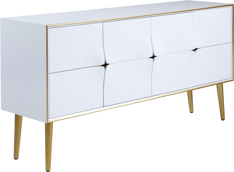 Pop White / Gold Sideboard/Buffet image