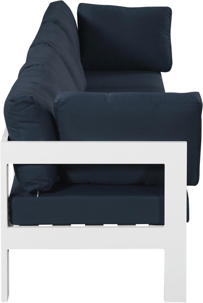Nizuc Navy Waterproof Fabric Outdoor Patio Modular Sofa