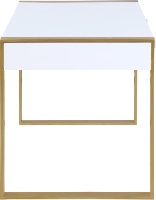 Victoria White / Gold Desk/Console