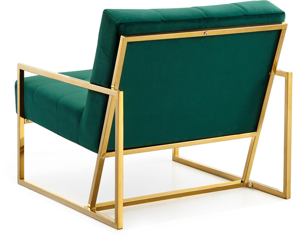 Pierre Green Velvet Accent Chair