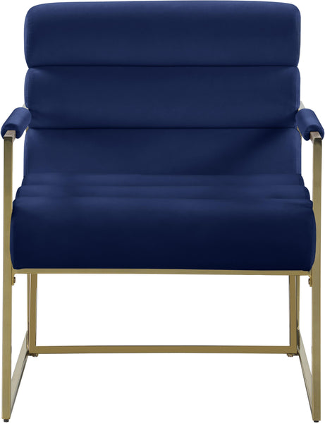 Wayne Navy Velvet Accent Chair