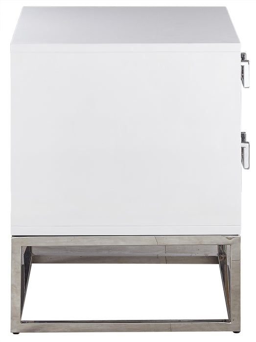 Nova White Side Table