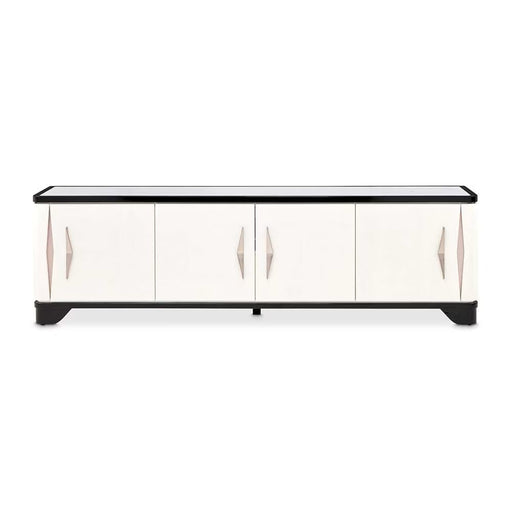 AICO Furniture Tuxedo Media Cabinet in Piano Keyboard image