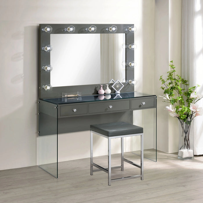 Afshan Makeup Vanity Table with LED Mirror