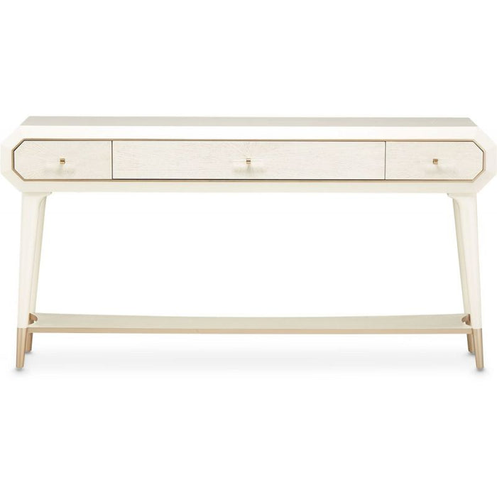 AICO La Rachelle Console Table in Medium Champagne image