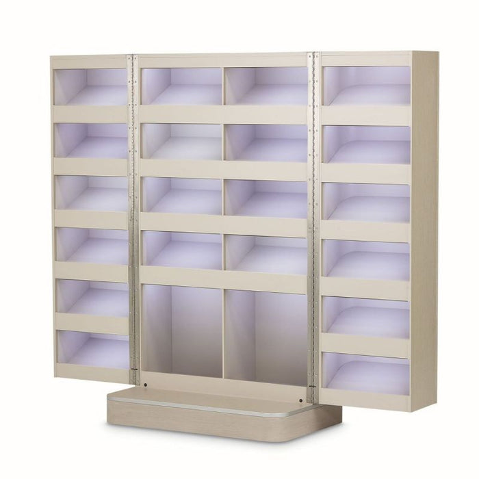 AICO Eclipse Footwear Cabinet in Moonlight
