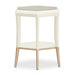 AICO La Rachelle Hexagon Accent Table in Medium Champagne image