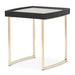 AICO Furniture Lisbon Side Table in Silken Matte Black image