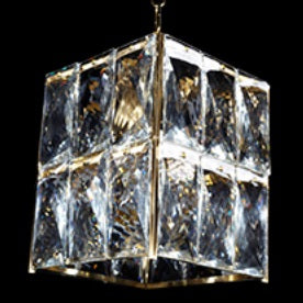 AICO Furniture Lighting Small Windows LED Chandelier image