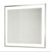 AICO Marquee Wall Mirror in Cloud White image