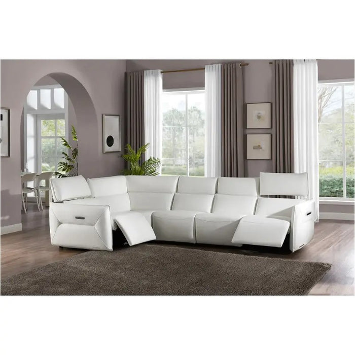 AICO Furniture Verona RAF Motion Chair in Snow White