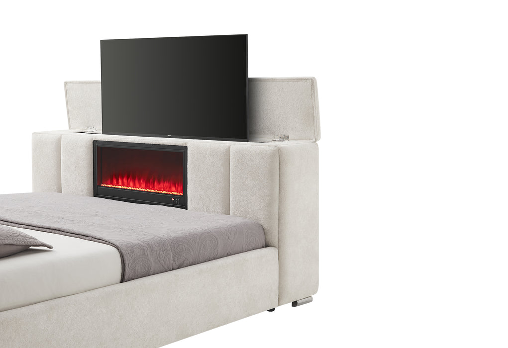 SERENITY/EMMA CREMA KING BED GROUP