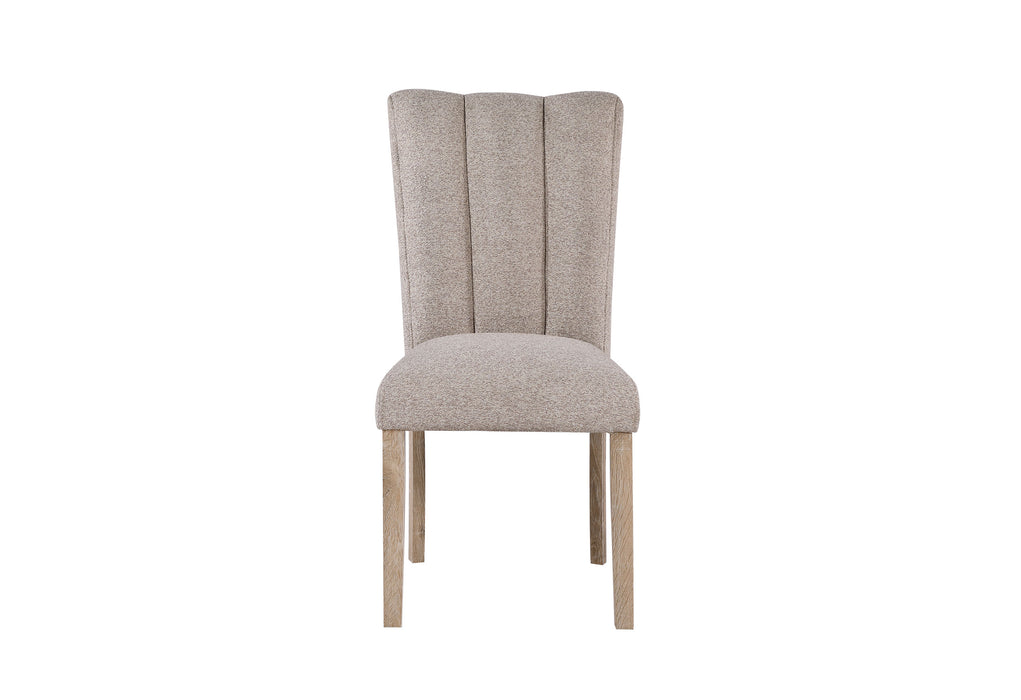 D02 NATURAL DINING TABLE + 8 D8683 DINING CHAIRS