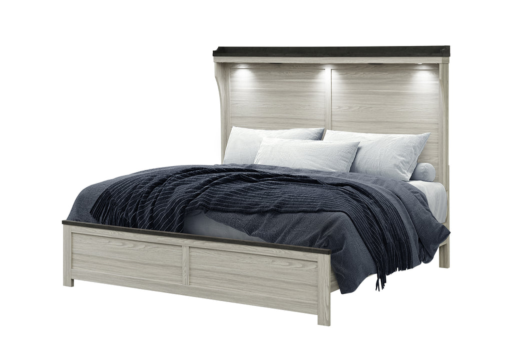 ASHLEY BROWN QUEEN BED