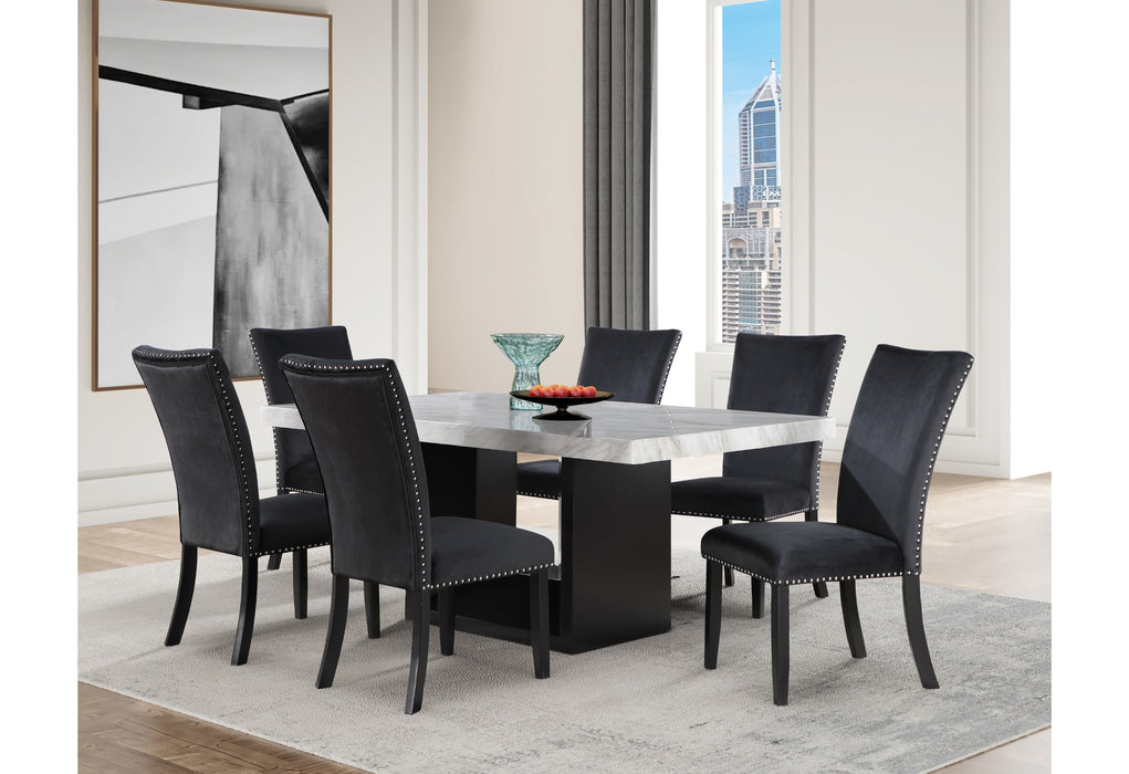 D02 DINING TABLE + 4 D03DC BLACK