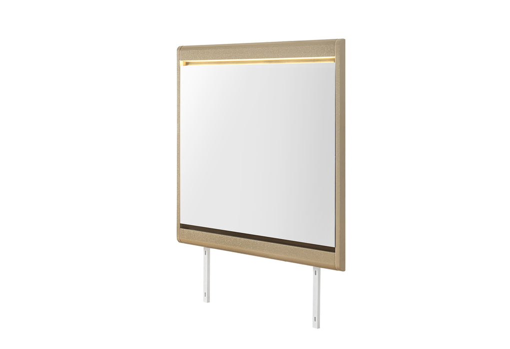 GENESIS GOLD MIRROR WITH LED