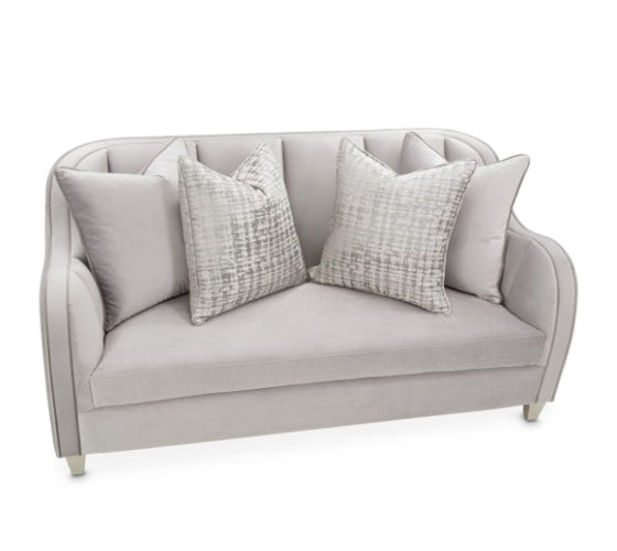 AICO Furniture Roxbury Park Loveseat in Slate