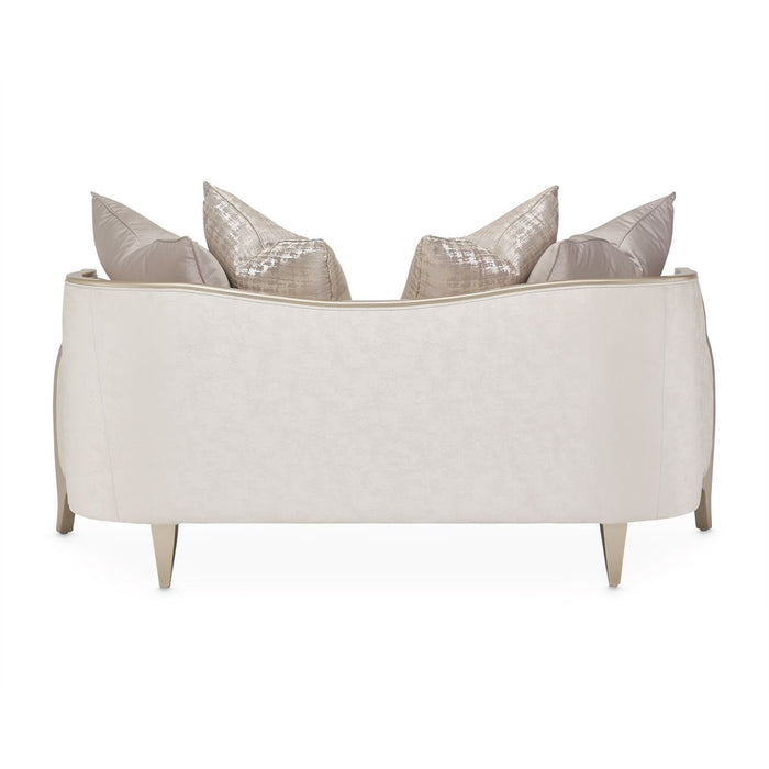 AICO Malibu Crest Loveseat in Chardonnay