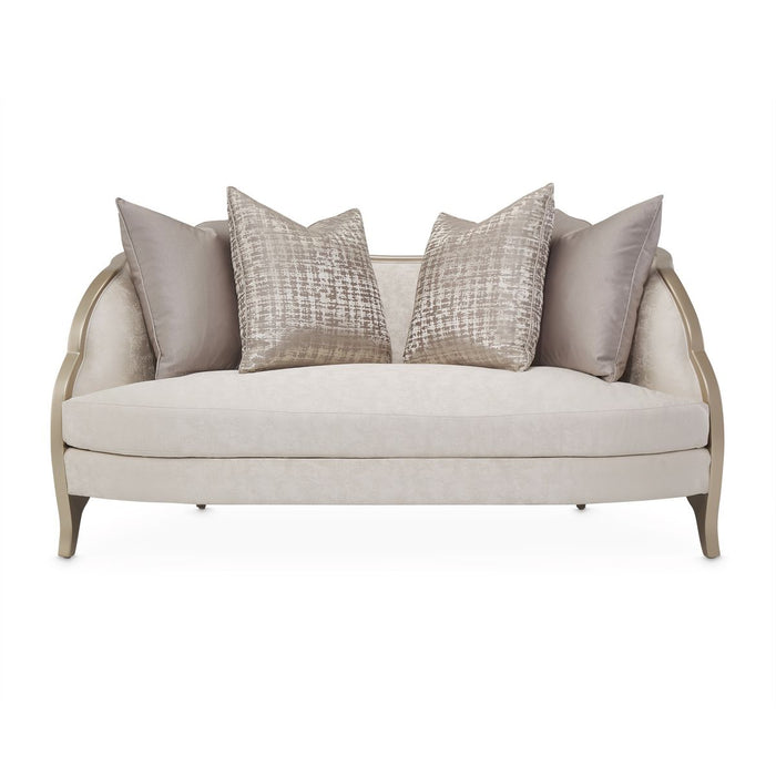 AICO Malibu Crest Loveseat in Chardonnay
