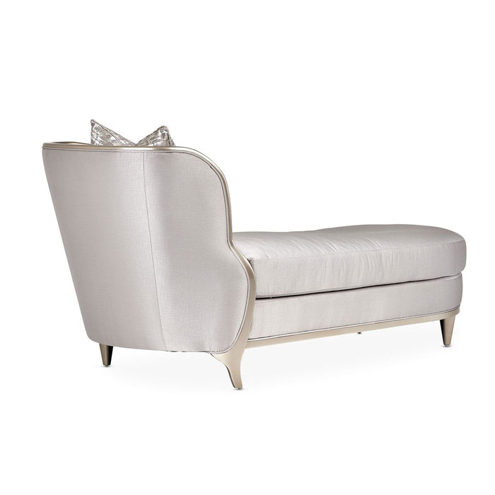 AICO Malibu Crest Chaise in Chardonnay